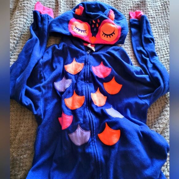 Blue Owl Onesie with Colorful Accents - Picture 1 of 6
